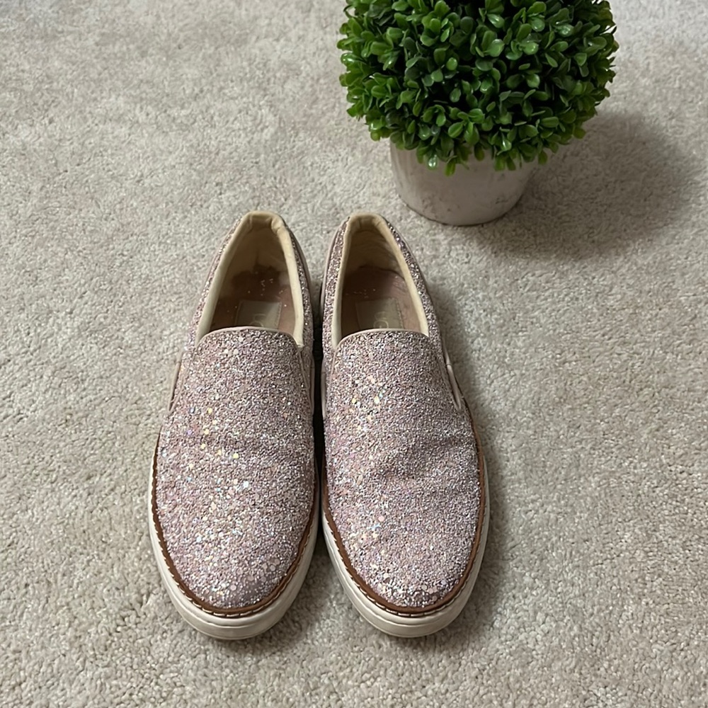 UGG | Slip on sneakers | pink | sequin | Sz. 7